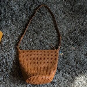 Clare V Petite Jeanne  in Tan Rattan